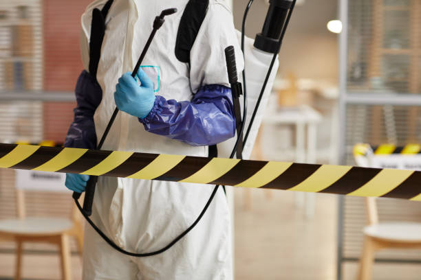 Professional Sewage Cleanup technician working in Oconto, NE